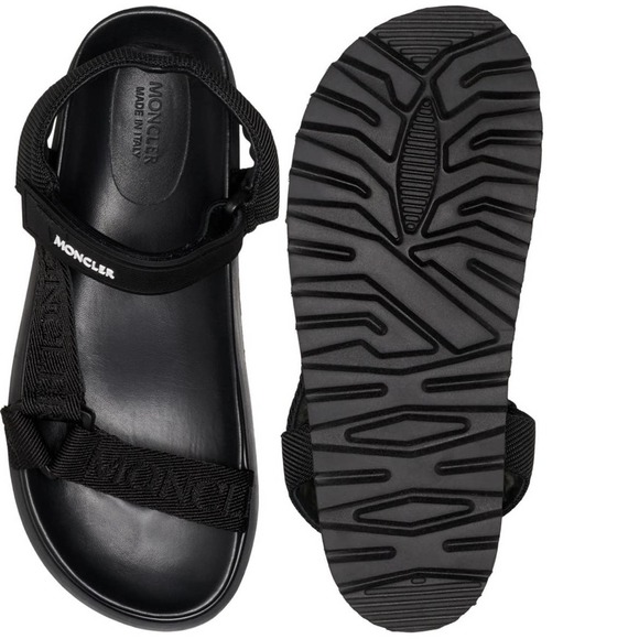 Moncler Flavia Sport Dad Sandals Black 39/9 - Picture 13 of 13